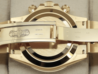 GENTS ROLEX DAYTONA 18ct YELLOW GOLD JOHN MAYER 116508 GREEN DIAL UNWORN 2021 B&P