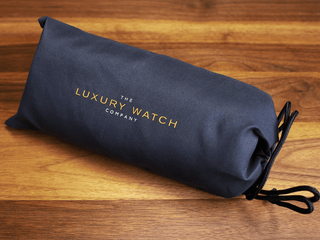 THE LUXURY WATCH COMPANY VEGAN LEATHER TRIPLE WATCH ROLL WITH SLEEVE AND BOX