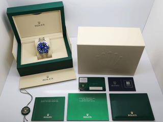 GENTS ROLEX SUBMARINER DATE 41mm 126613LB 18ct GOLD/STEEL BLUE DIAL WARRANTY 2020 B&P