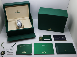 ROLEX DATEJUST 36mm 126234 STEEL WHITE MOTHER OF PEARL DIAMOND DIAL UNWORN 2025 UK B&P