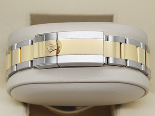 GENTS ROLEX DAYTONA 18ct GOLD/STEEL 116503 TAHITIAN MOP DIAMOND DIAL WARRANTY 2020 UK B&P