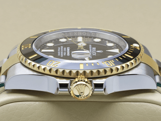 GENTS ROLEX SUBMARINER DATE 41mm 126613LN 18ct GOLD/STEEL BLACK DIAL WARRANTY 2022 UK B&P