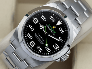 GENTS ROLEX AIR-KING 40mm 126900 STAINLESS STEEL WARRANTY 2023 UK B&P