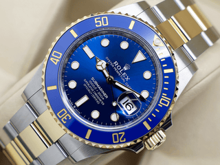 GENTS ROLEX SUBMARINER DATE 41mm 126613LB 18ct GOLD/STEEL BLUE DIAL WARRANTY 2020 B&P