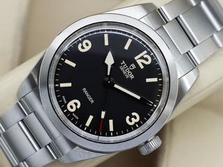 GENTS TUDOR RANGER 39 BLACK 79950 STAINLESS STEEL FULL STICKERS UNWORN 2022 UK B&P