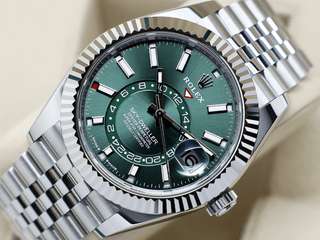 GENTS ROLEX SKY-DWELLER 42mm 336934 STAINLESS STEEL MINT GREEN DIAL NEW MODEL UNWORN 2025 UK B&P