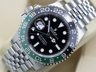 GENTS ROLEX GMT-MASTER II LHD SPRITE 126720VTNR STAINLESS STEEL WARRANTY 2024 UK B&P