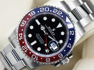 GENTS ROLEX GMT-MASTER II PEPSI 126710BLRO STAINLESS STEEL WARRANTY 2022 UK B&P