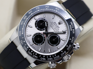GENTS ROLEX DAYTONA 18ct WHITE GOLD OYSTERFLEX GHOST 126519LN NEW MODEL WARRANTY STICKERS 2024 UK B&P