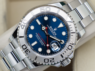 GENTS ROLEX YACHT-MASTER 40 126622 STAINLESS STEEL BLUE DIAL WARRANTY 2019 UK B&P