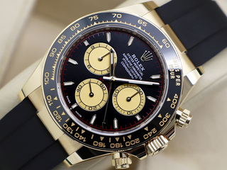 GENTS ROLEX DAYTONA 18ct YELLOW GOLD OYSTERFLEX PAUL NEWMAN 126518LN NEW MODEL WARRANTY 2024 UK B&P