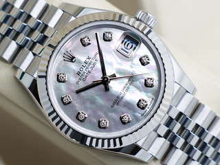 ROLEX DATEJUST 36mm 126234 STEEL WHITE MOTHER OF PEARL DIAMOND DIAL UNWORN 2025 UK B&P
