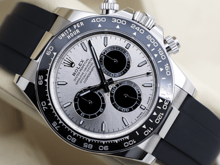 GENTS ROLEX DAYTONA 18ct WHITE GOLD OYSTERFLEX GHOST 126519LN WARRANTY 2025 UK B&P