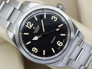 GENTS TUDOR RANGER 39 BLACK 79950 STAINLESS STEEL FULL STICKERS UNWORN 2022 UK B&P