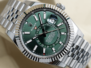 GENTS ROLEX SKY-DWELLER 42mm 336934 STAINLESS STEEL MINT GREEN DIAL NEW MODEL UNWORN 2025 UK B&P
