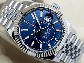 GENTS ROLEX SKY-DWELLER 42mm 336934 STAINLESS STEEL BLUE DIAL UNWORN STICKERS 2025 UK B&P