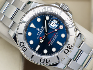 GENTS ROLEX YACHT-MASTER 40 126622 STAINLESS STEEL BLUE DIAL WARRANTY 2019 UK B&P