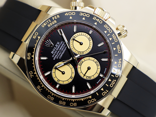 GENTS ROLEX DAYTONA 18ct YELLOW GOLD OYSTERFLEX PAUL NEWMAN 126518LN NEW MODEL WARRANTY 2024 UK B&P