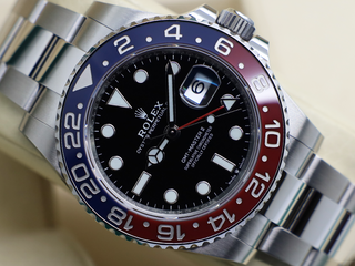 GENTS ROLEX GMT-MASTER II PEPSI 126710BLRO STAINLESS STEEL WARRANTY 2022 UK B&P