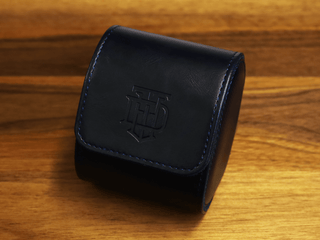 THE HONEST WATCH DEALER VEGAN LEATHER SINGLE WATCH ROLL WITH SLEEVE AND BOX