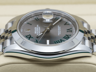 GENTS ROLEX DATEJUST 41mm 126300 STAINLESS STEEL WIMBLEDON DIAL UNWORN 2025 UK B&P