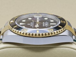 GENTS ROLEX SUBMARINER DATE 41mm 126613LN 18ct GOLD/STEEL BLACK DIAL WARRANTY 2022 UK B&P