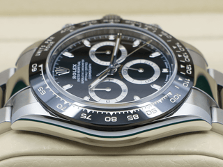 GENTS ROLEX DAYTONA 116500LN STAINLESS STEEL BLACK DIAL UNWORN 2022 UK B&P