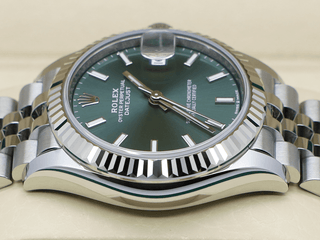 LADIES ROLEX DATEJUST MIDSIZE 31mm 278274 STAINLESS STEEL MINT GREEN DIAL UNWORN STICKERS 2025 UK B&P