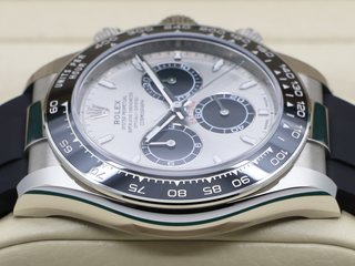 GENTS ROLEX DAYTONA 18ct WHITE GOLD OYSTERFLEX GHOST 126519LN NEW MODEL WARRANTY STICKERS 2024 UK B&P