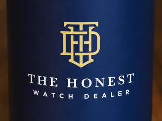 THE HONEST WATCH DEALER BLUE AND GOLD STAINLESS STEEL DRINKS CONTAINER WITH BOX