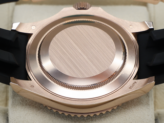 GENTS ROLEX YACHT-MASTER 40mm 126655 18ct ROSE GOLD OYSTERFLEX BLACK DIAL UNWORN STICKERS 2025 UK B&P