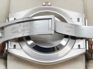 GENTS ROLEX DATEJUST 41mm 126331 18ct ROSE GOLD/STEEL CHOCOLATE DIAMOND DOT DIAL WARRANTY 2022 UK B&P