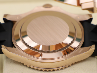 GENTS ROLEX YACHT-MASTER 40mm 126655 18ct ROSE GOLD OYSTERFLEX BLACK DIAL WARRANTY 2024 UK B&P