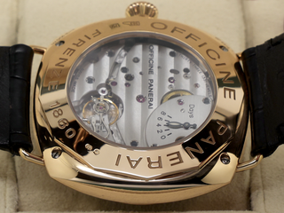 GENTS PANERAI RADIOMIR 45MM 18CT PINK GOLD PAM00197 WARRANTY 2010 UK B&P