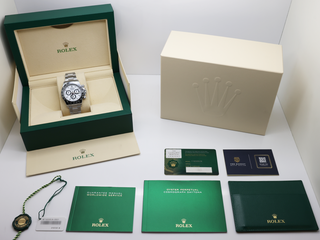 GENTS ROLEX DAYTONA PANDA 116500LN STAINLESS STEEL WHITE DIAL UNWORN STICKERS 2023 UK B&P