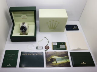 GENTS ROLEX SUBMARINER DATE 40mm 16610 STEEL ROLEX WARRANTY 2008 UK B&P