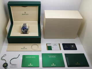 GENTS ROLEX DEEPSEA SEA-DWELLER D-BLUE 126660 JAMES CAMERON STAINLESS STEEL WARRANTY STICKERS 2019 UK B&P