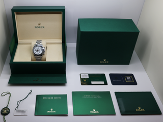 GENTS ROLEX DAYTONA PANDA 126500LN STAINLESS STEEL WHITE DIAL UNWORN FULL STICKERS 2025 UK B&P