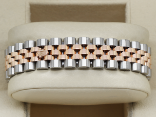LADIES ROLEX DATEJUST MIDSIZE 31mm 178341 ROSE GOLD/STEEL CHOCOLATE DIAMOND DIAL/DIAMOND BEZEL WARRANTY 2013 B&P