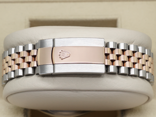 GENTS ROLEX DATEJUST 41mm 126331 18ct ROSE GOLD/STEEL WIMBLEDON DIAL WARRANTY 2024 UK B&P
