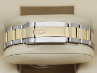 ROLEX DATEJUST 36mm TURN-O-GRAPH 116263 18CT YELLOW GOLD/STEEL GREY DIAL WARRANTY 2004 B&P