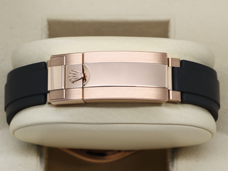 GENTS ROLEX DAYTONA 18ct ROSE GOLD OYSTERFLEX 126515LN BLACK DIAL NEW MODEL WARRANTY STICKERS 2024 UK B&P