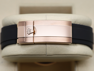 GENTS ROLEX DAYTONA 18ct ROSE GOLD OYSTERFLEX 126515LN SUNDUST DIAL NEW MODEL WARRANTY 2024 UK B&P