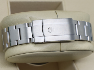 GENTS ROLEX OYSTER PERPETUAL 41mm 124300 STAINLESS STEEL CORAL RED DIAL WARRANTY 2022 B&P