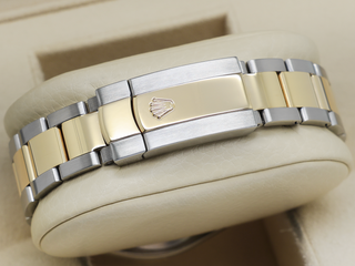 ROLEX DATEJUST 36mm TURN-O-GRAPH 116263 18CT YELLOW GOLD/STEEL GREY DIAL WARRANTY 2004 B&P