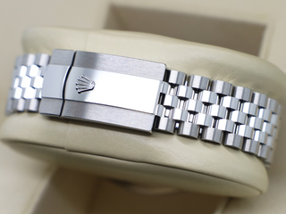 GENTS ROLEX DATEJUST 41mm 126334 STAINLESS STEEL RHODIUM DIAL WARRANTY 2021 UK B&P