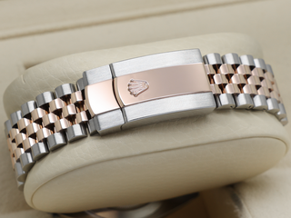 GENTS ROLEX DATEJUST 41mm 126331 18ct ROSE GOLD/STEEL CHOCOLATE DIAMOND DOT DIAL WARRANTY 2022 UK B&P