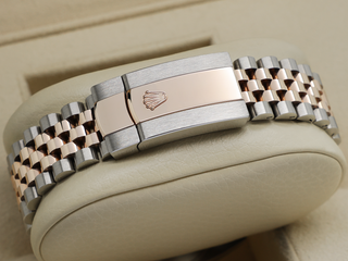 GENTS ROLEX DATEJUST 41mm 126331 18ct ROSE GOLD/STEEL CHOCOLATE DIAL WARRANTY 2023 UK B&P