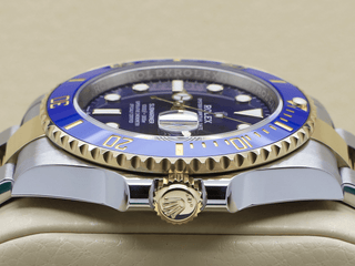 GENTS ROLEX SUBMARINER DATE 41mm 126613LB 18ct YELLOW GOLD/STEEL BLUE DIAL WARRANTY 2024 B&P