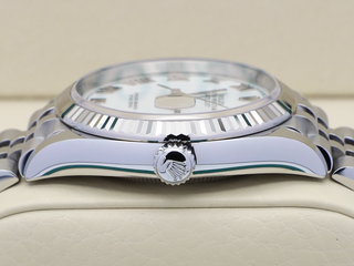 ROLEX DATEJUST 36mm 126234 STAINLESS STEEL WHITE DIAL WARRANTY 2023 UK B&P